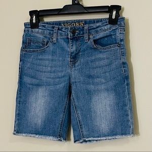 Denim bermudas for girls - Size 12